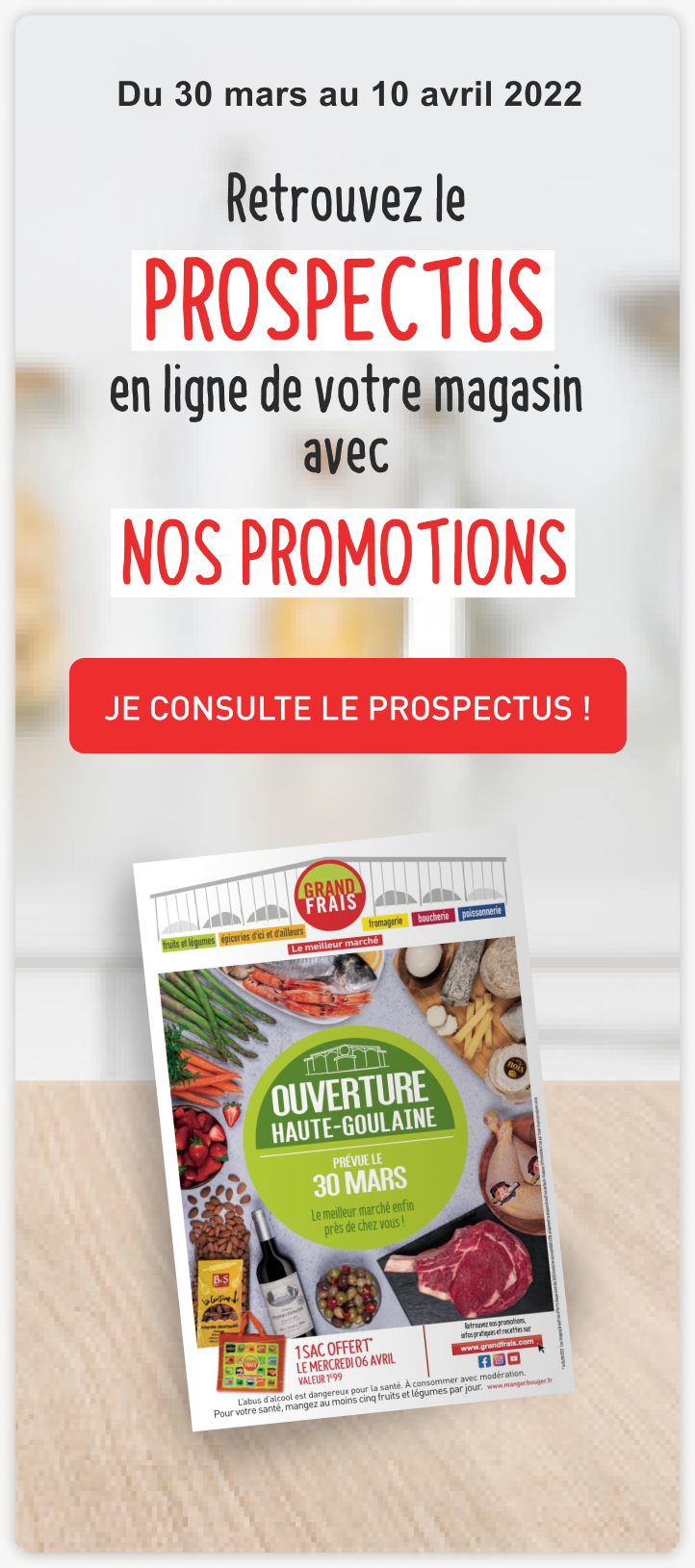 JE CONSULTE LE PROSPECTUS